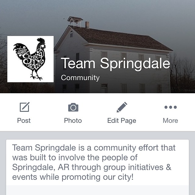 Did you know that we're on Facebook, too? Instagram is our favorite, but we throw out additional information on fb and twitter (@Team_Springdale). Connect with us and invite your friends! p.s. We have tshirts (and another event) coming soon!!  #teamspringdale