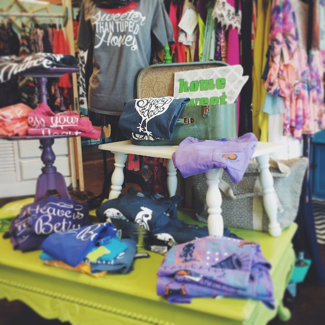 We just spotted a few Team Springdale shirts at @shopwhimsywhoo!! There's only a couple left! Also, @midtowneclecticmall and @eunamaes carries them, too. We're also dreaming up a few new designs we can't wait to release this fall!