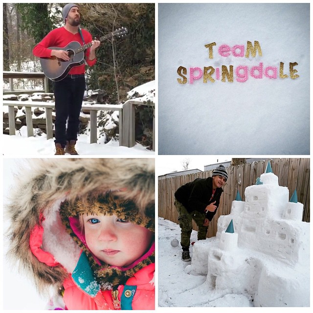 Looks like you guys had an amazing snow day! There are some super cute pictures happening around Springdale! #teamspringdale is looking