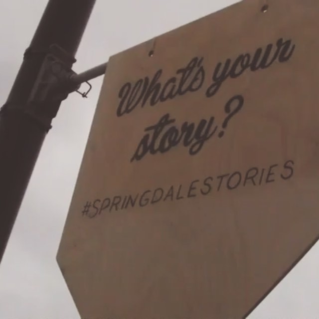Remember that one time at @thelittlecraftshow when we asked you to step inside a VW bus with @busvlogger and record your #SpringdaleStories?! Well we just posted a couple of them on our website (linked in profile)! Stop by and check out what great things people have to say about Springdale! #teamspringdale #DowntownInitiative