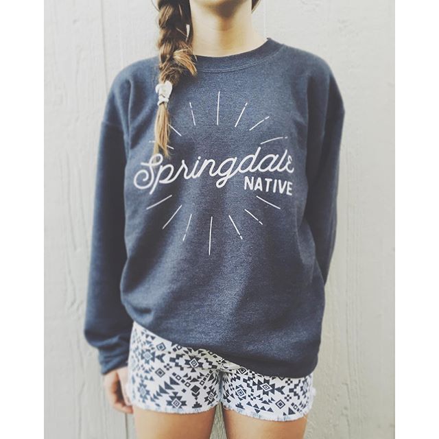 We've been hustling to make some fresh new #teamspringdale goods for you and we're so excited to be launching this ridiculously soft, limited edition ️Springdale Native️ sweatshirt THIS FRIDAY!! Sign up for our brand-spanking new email list to get a top secret discount code delivered to your inbox this Friday! ?click the link in our profile to sign up and be the first to know!