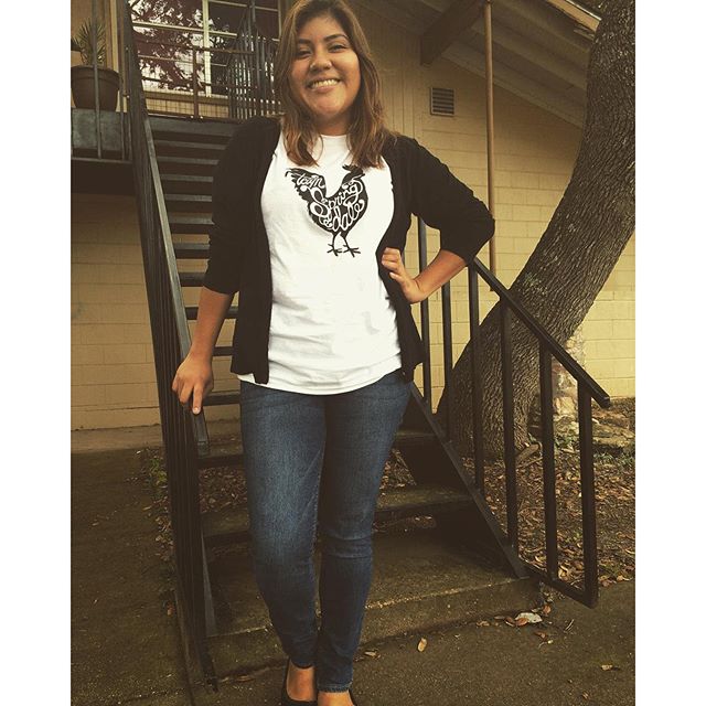 Look at Adii Delpilar reppin' her hometown all the way in San Antonio! Isn't she cute?! Don't forget to check the TS shop to PRE-ORDER your "Springdale Native" sweatshirts now thru November 1st! #teamspringdale