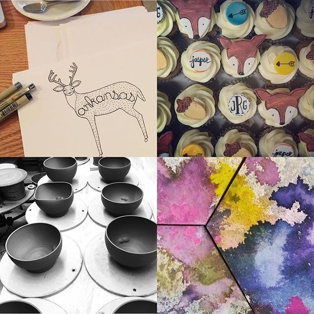 As we were scrolling through the #teamspringdale hashtag this morning, we were reminded of the incredible talent that comes out of this city! From cupcakes, to pottery, paintings, illustrations, and everything in between we have a lot to be proud of! If you're a Springdale Maker, show us what you make by using the #springdalemaker hashtag!!!