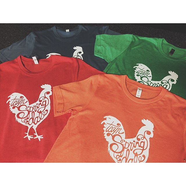 We're so excited to announce that our favorite Springdale screen printers and boutique, @shopbellisnwa, now carries fresh new colors of our popular #teamspringdale shirts!! Stop by and snag one for yourself!