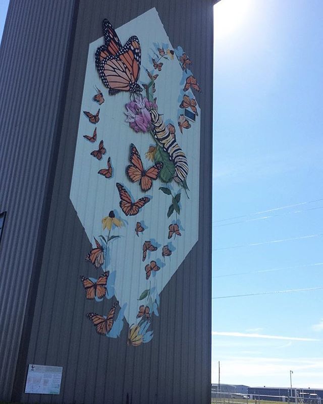 Have you seen the newest mural in Springdale? Artwork by artist Jane Kim of Ink Dwell Studio.