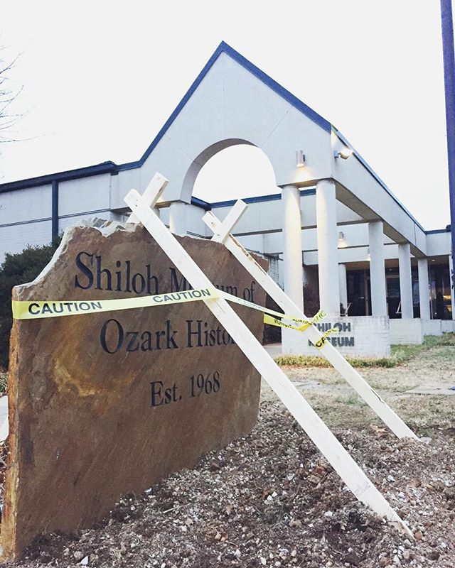 The @shilohmuseum had a new sign installed this week and it looks oh so nice!! #teamspringdale