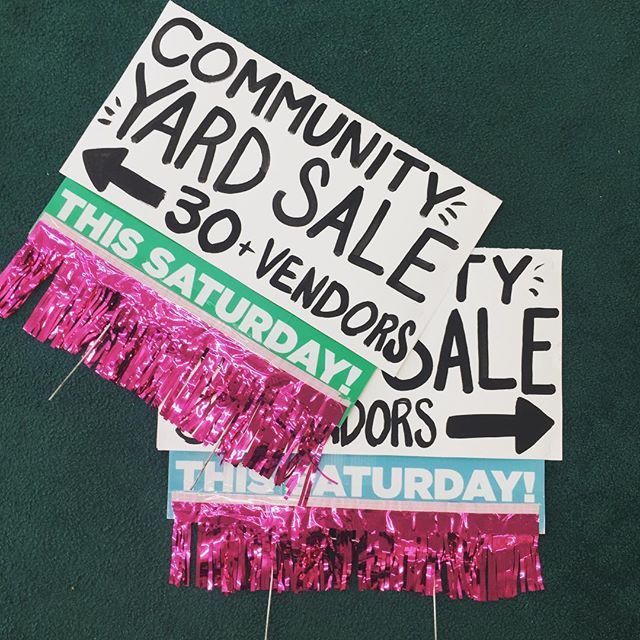 Join us THIS SATURDAY from 10am to 3pm in the @firstchurch_springdale parking lot! We will have over 30 vendors set up selling their furniture, vintage goodies, clothes, books, kids stuff, handmade items and so much more! If you love a good deal stop by and support your Springdale friends and family! We’ll also be selling hotdogs and chips to raise additional funds for the new mural going downtown! #teamspringdale #springdaleartinitiative